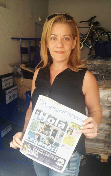 La directora de LEGANEWS, Paz Paniagua.