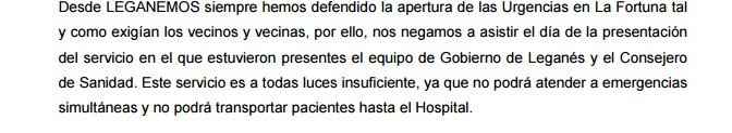 Nota Leganemos