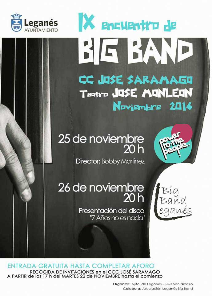 Cartel encuentro de Big Band