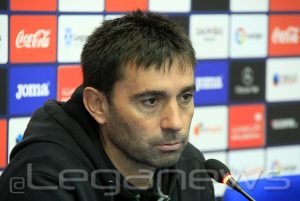 Asier Garitano en la Rueda de Prensa previa al encuentro