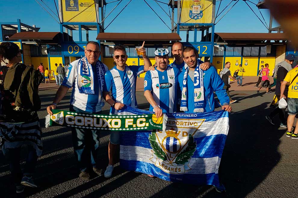 aficion leganes en Gran Canaria
