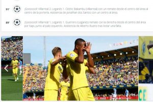Gol Bakambu - cronica Liga