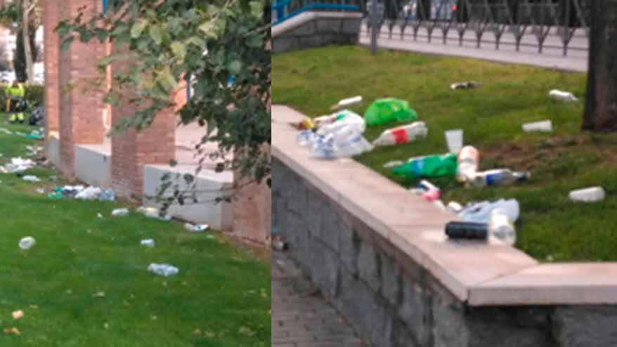 suciedad-botellon-recinto