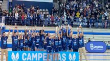 El Innova-tsn Leganés celebra el ascenso y el campeonato de la Liga Challenge