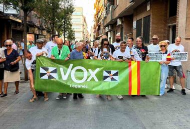Direccion local de VOX en Leganés